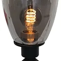 Steinhauer table lamp REFLEXION - Ø 15CM 1 flame, high, with switch, with plug E27 IP20, black matt 