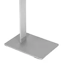 Steinhauer LED Stehleuchte SERENADE, 8W 2200-4000K (CCT) 810lm, mit Gelenkarm + Push-Dimmer, stahl gebürstet / alu