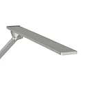 Steinhauer LED Stehleuchte SERENADE, 8W 2200-4000K (CCT) 810lm, mit Gelenkarm + Push-Dimmer, stahl gebürstet / alu