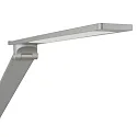 Steinhauer LED Stehleuchte SERENADE, 8W 2200-4000K (CCT) 810lm, mit Gelenkarm + Push-Dimmer, stahl gebürstet / alu