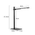 LED Schreibtischleuchte STEKK, 9W 2700K 900lm, mit Gelenkarm + Push-Dimmer