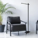 Mexlite LED Stehleuchte STEKK, 8W 2700K 720lm, mit Gelenkarm + Push-Dimmer, schwarz matt