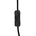 anne light & home Wandleuchte KASKET, E27, mit Gelenkarm + Schnurschalter, schwarz matt