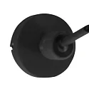 anne light & home Wandleuchte KASKET, E27, mit Gelenkarm + Schnurschalter, schwarz matt