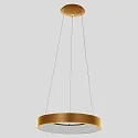 pendant luminaire RINGLEDE - Ø 48CM large, round, direct / indirect IP20, gold dimmable