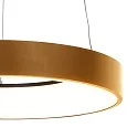 pendant luminaire RINGLEDE - Ø 48CM large, round, direct / indirect IP20, gold dimmable