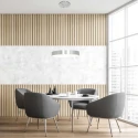 Steinhauer pendant luminaire RINGLEDE - Ø 48CM large, round, direct / indirect IP20, silver brushed dimmable