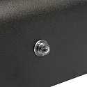 Steinhauer Außenwandleuchte LOGAN, IP54, Up/Down, mit Dämmerungs-Sensor, rund, inkl 2x GU10 LED 4W 2700K 345lm (schaltbar), Schwarz