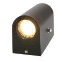 Steinhauer Steinhauer Outdoor wall luminaire, LED, 2 flames, 4W, 2700K, IP44, black