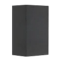 Steinhauer Außenwandleuchte LOGAN, IP54, Up/Down, mit Dämmerungs-Sensor, eckig, inkl 2x GU10 LED 4W 2700K 345lm (schaltbar), Schwarz