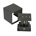 Steinhauer LED Außenwandleuchte LOGAN, IP54, Up/Down, mit Dämmerungs-Sensor, 2x 3W 2700K 240lm, verstellbar, schwarz matt / gold matt