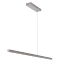 Mexlite LED Pendelleuchte DANSKE, 114cm, 20W 2700K 2000lm, CRi >90, mit Touch-Dimmer, stahl gebürstet