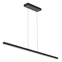 Mexlite LED Pendelleuchte DANSKE, 114cm, 20W 2700K 2000lm, CRi >90, mit Touch-Dimmer, schwarz matt