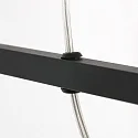 Mexlite pendant luminaire BUCKLEY 4 flames, with shelf E27 IP20, black matt dimmable
