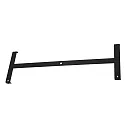 Mexlite pendant luminaire BUCKLEY 4 flames, with shelf E27 IP20, black matt dimmable