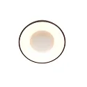 Steinhauer LED Deckenleuchte RINGLEDE, Ø 30cm, 30W 2700K 2800lm, direkt / indirekt, dimmbar, bronze