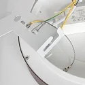 Steinhauer LED Deckenleuchte RINGLEDE, Ø 30cm, 30W 2700K 2800lm, direkt / indirekt, dimmbar, bronze