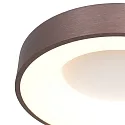 Steinhauer LED Deckenleuchte RINGLEDE, Ø 30cm, 30W 2700K 2800lm, direkt / indirekt, dimmbar, bronze