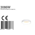 Steinhauer LED Deckenleuchte RINGLEDE, Ø 30cm, 30W 2700K 2800lm, direkt / indirekt, dimmbar, weiß matt