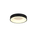 Steinhauer LED Deckenleuchte RINGLEDE, Ø 30cm, 30W 2700K 2800lm, direkt / indirekt, dimmbar, schwarz matt