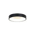 Steinhauer LED Deckenleuchte RINGLEDE, Ø 30cm, 30W 2700K 2800lm, direkt / indirekt, dimmbar, schwarz matt
