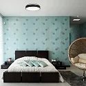 Steinhauer LED Deckenleuchte RINGLEDE, Ø 30cm, 30W 2700K 2800lm, direkt / indirekt, dimmbar, schwarz matt