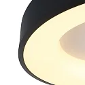Steinhauer LED Deckenleuchte RINGLEDE, Ø 30cm, 30W 2700K 2800lm, direkt / indirekt, dimmbar, schwarz matt