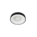 Steinhauer LED Deckenleuchte RINGLEDE, Ø 30cm, 30W 2700K 2800lm, direkt / indirekt, dimmbar, schwarz matt