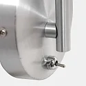 wall luminaire NATASJA with switch, with flex arm GU10 IP20, steel brushed dimmable