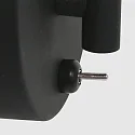 Steinhauer wall luminaire NATASJA with switch, with flex arm GU10 IP20, black matt dimmable