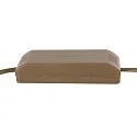 Steinhauer Tischleuchte ANCILLA, konisch, Ø 14.5cm, E27, mit Touch-Dimmer, bronze gebürstet / Opalglas weiß