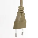 Steinhauer Tischleuchte ANCILLA, konisch, Ø 14.5cm, E27, mit Touch-Dimmer, bronze gebürstet / Opalglas weiß