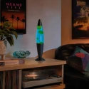 Mexlite table lamp VOLCAN with switch, conical E14 IP20, black matt 