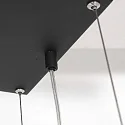 Steinhauer pendant luminaire TØR 6 flames, with shelf IP20, black matt dimmable