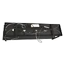 Steinhauer pendant luminaire TØR 6 flames, with shelf IP20, black matt dimmable