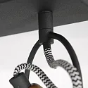 Mexlite wall and ceiling luminaire NOVÉ 2 flames, adjustable E14 IP20, black matt dimmable