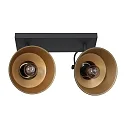 Mexlite wall and ceiling luminaire NOVÉ 2 flames, adjustable E14 IP20, black matt dimmable