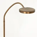 Mexlite LED Stehleuchte PLATU, mit Flexarm, 10W 2700-4000K (CCT) 900lm, mit Touch-Dimmer, bronze