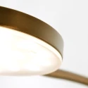 Mexlite LED Stehleuchte PLATU, mit Flexarm, 10W 2700-4000K (CCT) 900lm, mit Touch-Dimmer, bronze