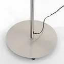 Mexlite LED Stehleuchte PLATU, mit Flexarm, 10W 2700-4000K (CCT) 900lm, mit Touch-Dimmer, stahl gebürstet