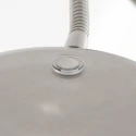 Mexlite floor lamp PLATU with flex arm, with touch dimmer IP20, steel dimmable