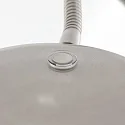 Mexlite LED Stehleuchte PLATU, mit Flexarm, 10W 2700-4000K (CCT) 900lm, mit Touch-Dimmer, stahl gebürstet