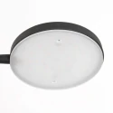 Mexlite LED Stehleuchte PLATU, mit Flexarm, 10W 2700-4000K (CCT) 900lm, mit Touch-Dimmer, schwarz matt