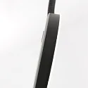 Mexlite LED Stehleuchte PLATU, mit Flexarm, 10W 2700-4000K (CCT) 900lm, mit Touch-Dimmer, schwarz matt