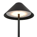 Steinhauer Outdoor LED Akku-Tischleuchte ANCILLA, IP54, Up/Down, 3W 2700K 270lm, mit Touch-Dimmer + USB-Kabel, schwarz matt
