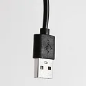 Steinhauer Outdoor LED Akku-Tischleuchte ANCILLA, IP54, Up/Down, 3W 2700K 270lm, mit Touch-Dimmer + USB-Kabel, schwarz matt