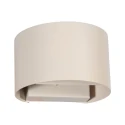 LED Wandleuchte MURO, 1-flammig, rund, G9, 3W, 2700K, 300lm, IP20, creme