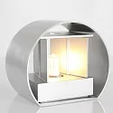 wall luminaire MURO up / down, round, adjustable G9 IP20, steel brushed dimmable