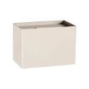 LED Wandleuchte MURO, 1-flammig, eckig, G9, 3W, 2700K, 300lm, IP20, creme