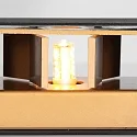 wall luminaire MURO up / down, square, flat, adjustable G9 IP20, black matt dimmable